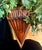 Coffee Mid 20th Century Large Bamboo Wall Pockets For Sale - Image 8 of 12