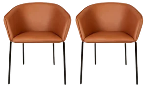 Set of Leather You Chaise Chairs by Luca Nichetto