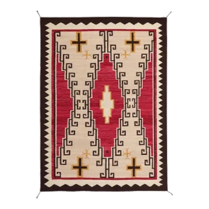 Hand Knotted Santafe Design Kilim. 10'03" X 13'11"