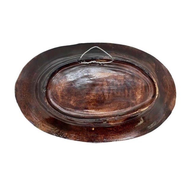 Large Franҫois Maurice Palissy Ware Majolica Trompe l'Oeil Fish Plaque, 1880 For Sale - Image 12 of 13