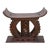 Large Vintage African Tribal Ashanti Stool For Sale