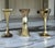Vintage International Silver Company Solid Brass Candle Holder - Set of 3 For Sale - Image 10 of 14