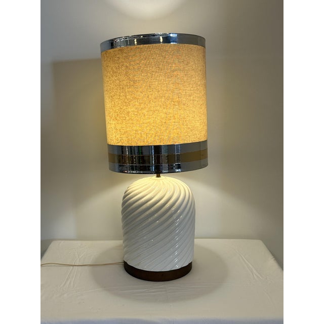 Vintage Table Lamp by Tommaso Barbi, 1970s For Sale - Image 4 of 12