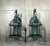 Contemporary Small Pair of Vintage-Style Solid Brass Wall Lanterns Sconces- 12”25 X 6” X6” For Sale - Image 3 of 11