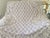 This charming vintage 50s chenille bedspread is a rare gem, featuring a soft amethyst background (likely cotton) with...