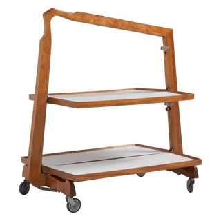 Fortalit Sculptural Serving Trolley, 1960 For Sale