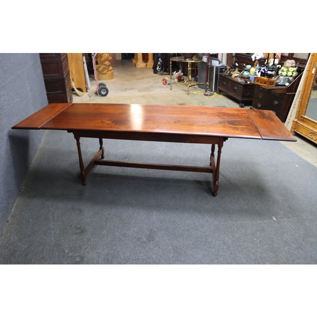 Antique Walnut Harvest Table Leaves For Sale - Image 16 of 18