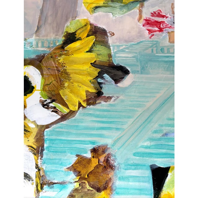 2000 - 2009 Doug Martin Oil Painting on Canvas 36" X 24" For Sale - Image 5 of 5