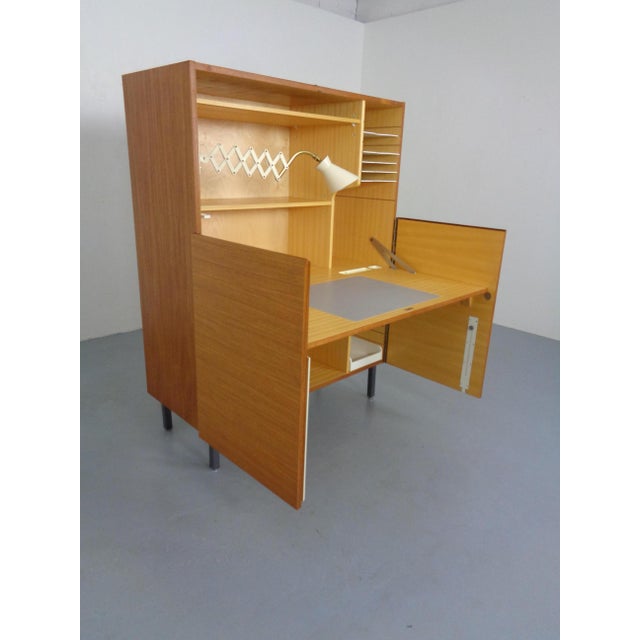 Black Magic Box Cabinet Desk, Switzerland, 1950s For Sale - Image 8 of 18