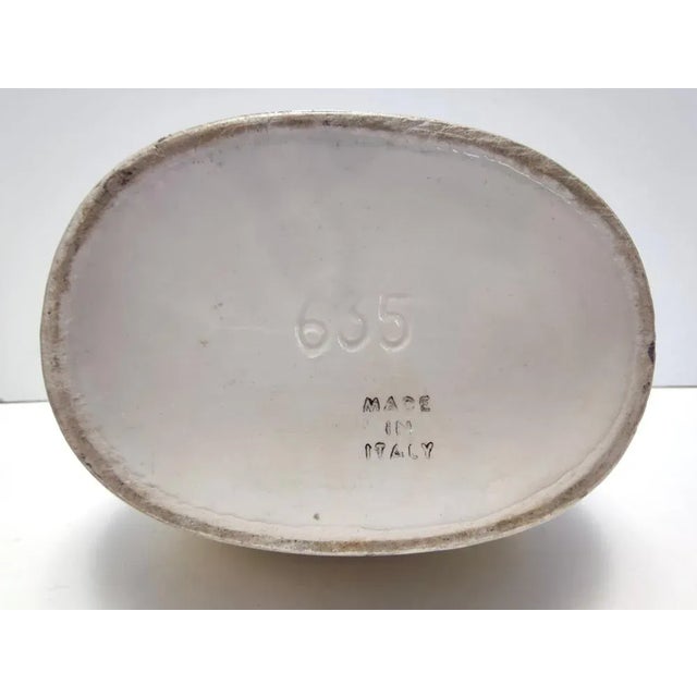 Vintage Ceramic Vase with Iridescent Colors attributed to Italo Casini, Italy, 1950s For Sale - Image 12 of 13