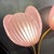 Italian Contemporary Italian 2-Branch Pink Murano Glass Tulip Flower Gold Brass Sconces - a Pair For Sale - Image 3 of 10