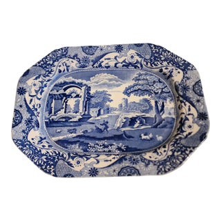 Spode Copeland Blue and White Platter For Sale
