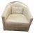 Baker Leather Tub Chair For Sale