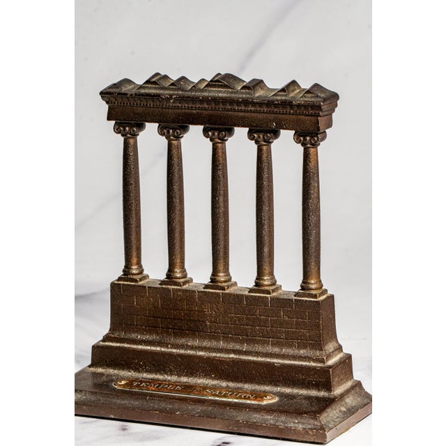 Impressive in both scale and craftsmanship, this exceptional pair of antique Bradley & Hubbard cast iron bookends captures...