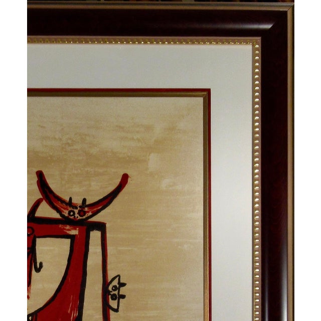 1970s Wifredo Lam El Ultimo Viaje Del Buque Fantasma 1976 Reproduction Print For Sale - Image 5 of 5