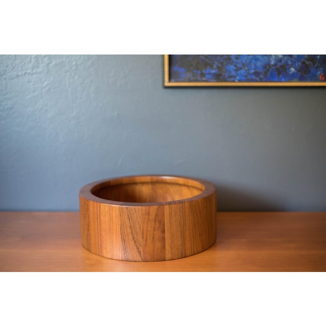 Mid-Century Modern Vintage Danish Teak Salad Bowl Serving Set by Jens H. Quistgaard for Dansk For Sale - Image 3 of 15