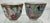Pretty antique Chinese hand painted small tea cups. Traditional Rose Famille pattern. Late 19th-early 20th century