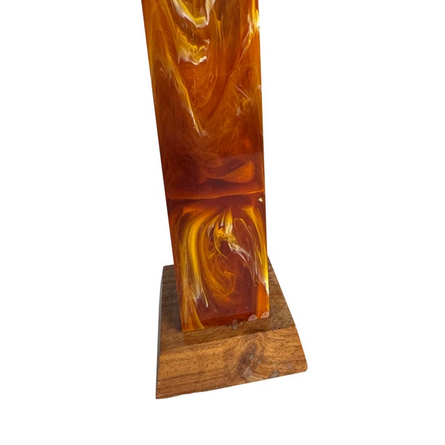 Stone Collection of Faux Tortoise Shell Obelisks and Paper Machè Decorative Sphere For Sale - Image 7 of 18