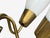 Metal 1940s Itsu, Finnish Modern, Chandelier, Brass, Glass For Sale - Image 7 of 11