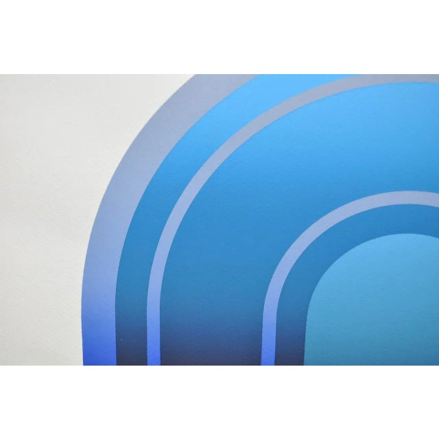 1970s Abstract Silkscreen Print For Sale In San Francisco - Image 6 of 7