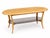 Mid-Century Blonde Oval Coffee Table Smoked Glass from Ercol, 1970s For Sale - Image 11 of 11