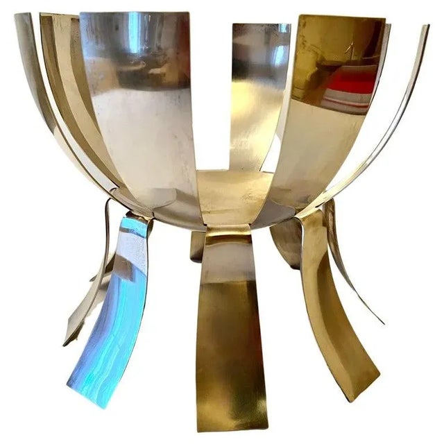 Modern Silver Plate Fruit or Decorative Bowl For Sale - Image 13 of 13