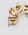 Gold Mid 20th Century Heavy 14k Yellow Gold Chunky Curb Link Chain Bracelet For Sale - Image 8 of 8