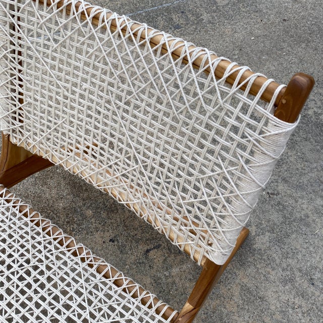 Macrame Umbrella & Chairs - Set of 3 For Sale - Image 12 of 13