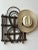 Farmhouse Antique Adirondack Twig Wall Rack With Carved Stripe Detailing, Circa 1940s-50s For Sale - Image 3 of 16