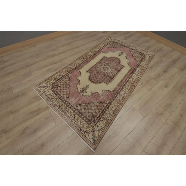 Size: 3.8 x 6.9 ft ( 117 x 211 cm) 46 x 83 inches Color: Organic Natural Dye (Red,Beige,Brown,Green) Material: 100% Hand...