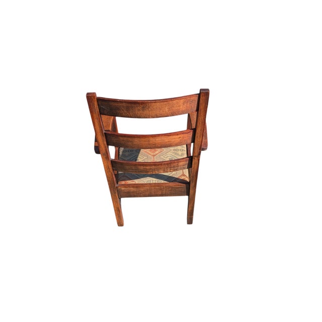 Charles Stickley Oak Armchair Circa 1909 For Sale In Boston - Image 6 of 18