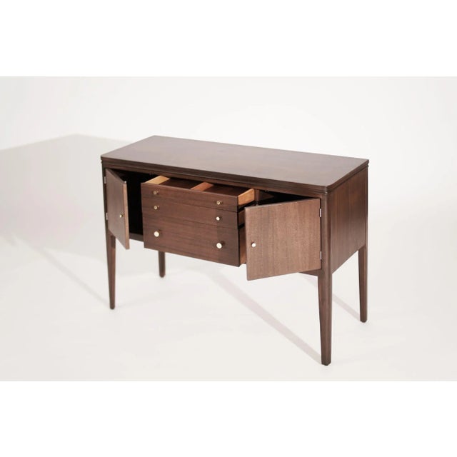 Mid 20th Century Mid Century Entry Console Table in Mahogany, Circa 1950s For Sale - Image 5 of 13