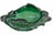 1940s Art Deco Green Malachite Glass Figural Fish Bowl Czechoslovakia For Sale - Image 4 of 9