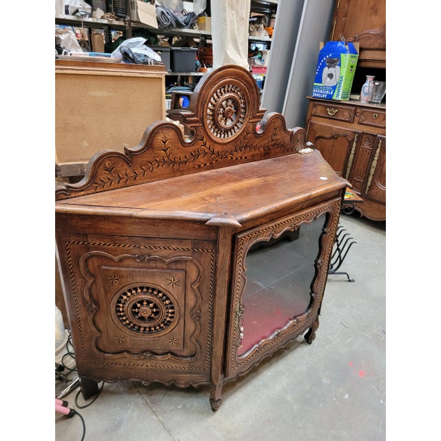 Antique French Chestnut Buffet From Brittany For Sale - Image 4 of 10