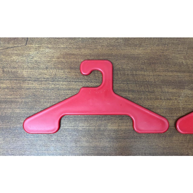 Mid-Century Modern German Red Space Age Coat Hanger, 1960s, Set of 3 For Sale - Image 15 of 18