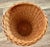 Tan Vintage Mid-Late 20th Century Wicker Wastebasket For Sale - Image 8 of 12