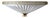 Large Mid-Century Finnish Model K5-27 Flush Mount by Paavo Tynell for Idman, 1950s For Sale