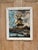 Blue Vintage Windmill Oil Painted Signed by M. Nordberg 1962. For Sale - Image 8 of 9