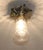 Art Nouveau Ceiling Lamp Art Nouveau ceiling lamp, circa 1915. Geometrically embossed brass body. Original clear glass...