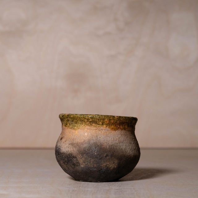 Vintage Studio Pottery Ceramic Bowl With Ethereal Face Signed by Artist Maria For Sale - Image 10 of 11