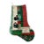 Vintage 1999 Signed "Lw" Primitive Folk Art Patchwork Christmas Stocking With Cat Applique Excellent Condition For Sale