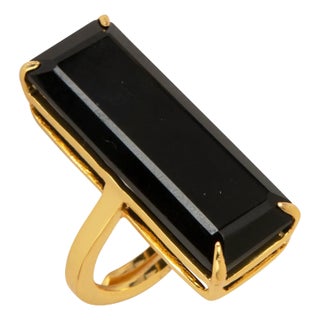 Lucille Ring, Black, Size 8 For Sale