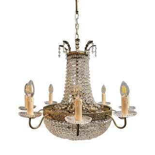 Large French Empire Style Chandelier, 20th Century For Sale