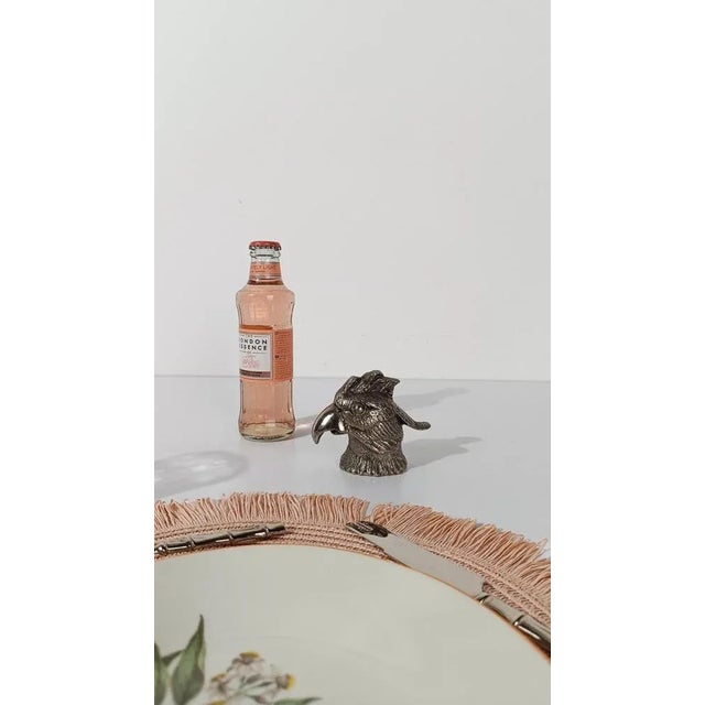 Vintage Silver Plated Parrot Head Bottle Opener in the style of Gucci, 1970s For Sale - Image 3 of 18