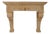 20th Century Carved Limestone Fireplace Mantle with Scrolled Corbels and Foliate For Sale