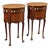 20th Century French Inlaid Bedside Tables, 1930s, Set of 2 For Sale