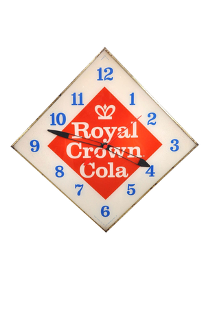 Vintage Cola Clock with Lighting from Royal Crown, 1960s