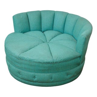 1960’s Round Vintage Club Chair For Sale