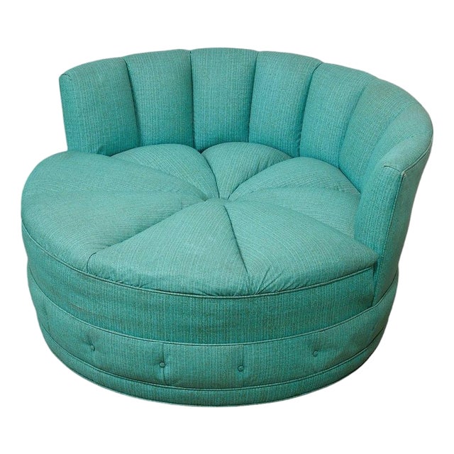 1960’s Round Vintage Club Chair For Sale