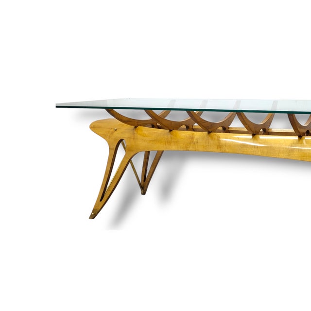 Vintage Dining Table in Maple, 1950s For Sale - Image 9 of 14